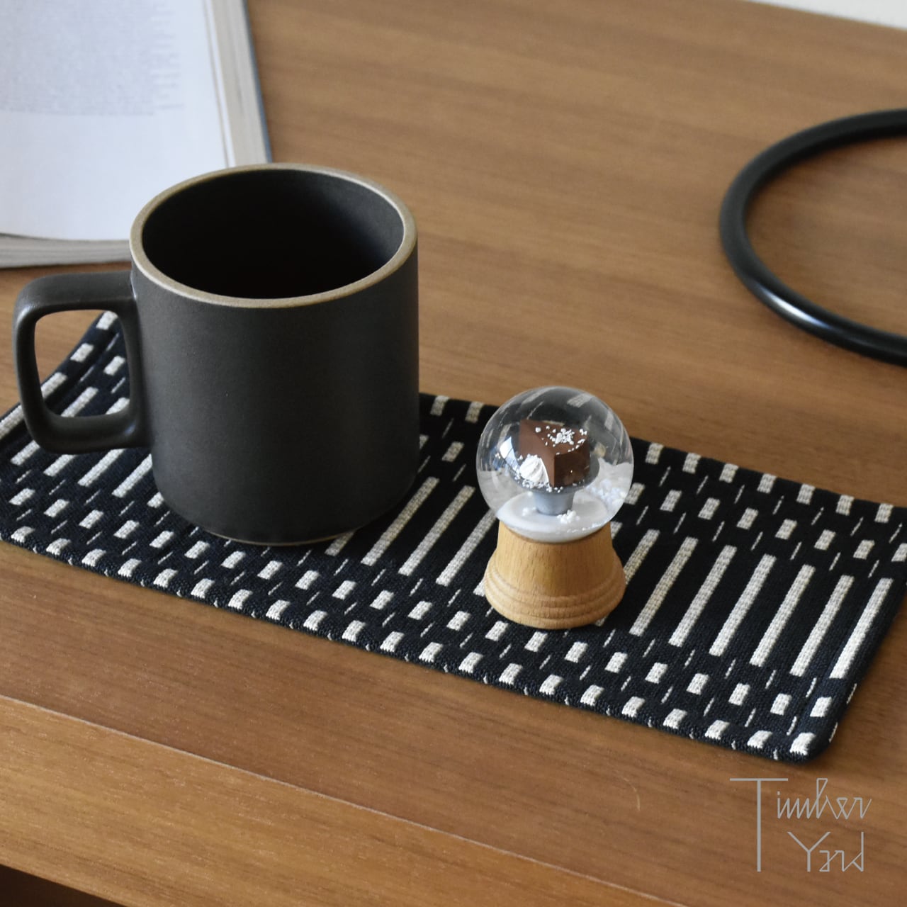 ONLINE限定】スノードーム / ザッハトルテ / 木製台座 / Φ4.5cm