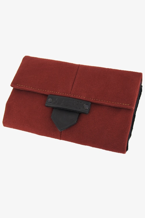 HAND MADE MOUTON SPOON WALLET / M / Wine Red