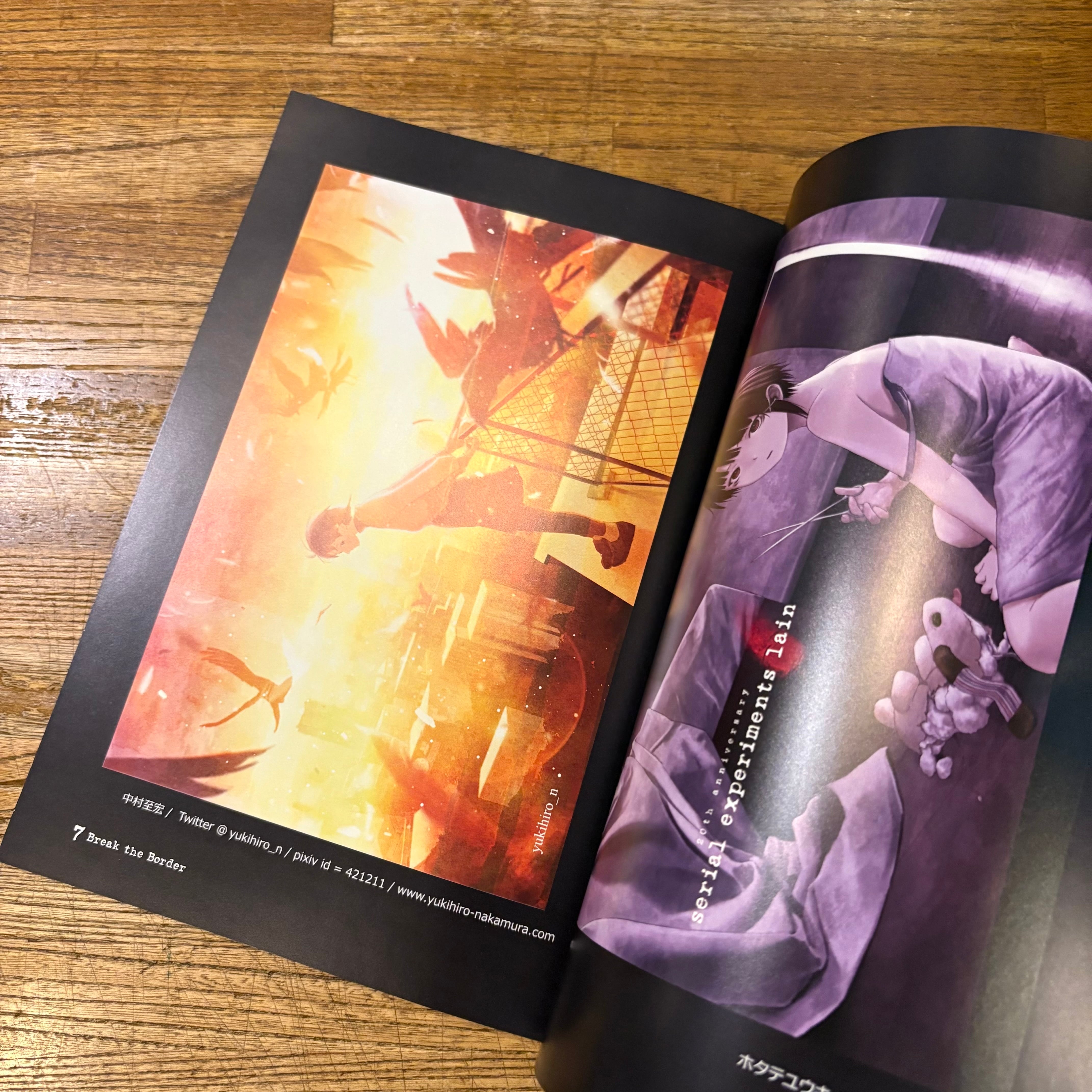 BREAK THE BORDER serial experiments lain fan art book シオドア い