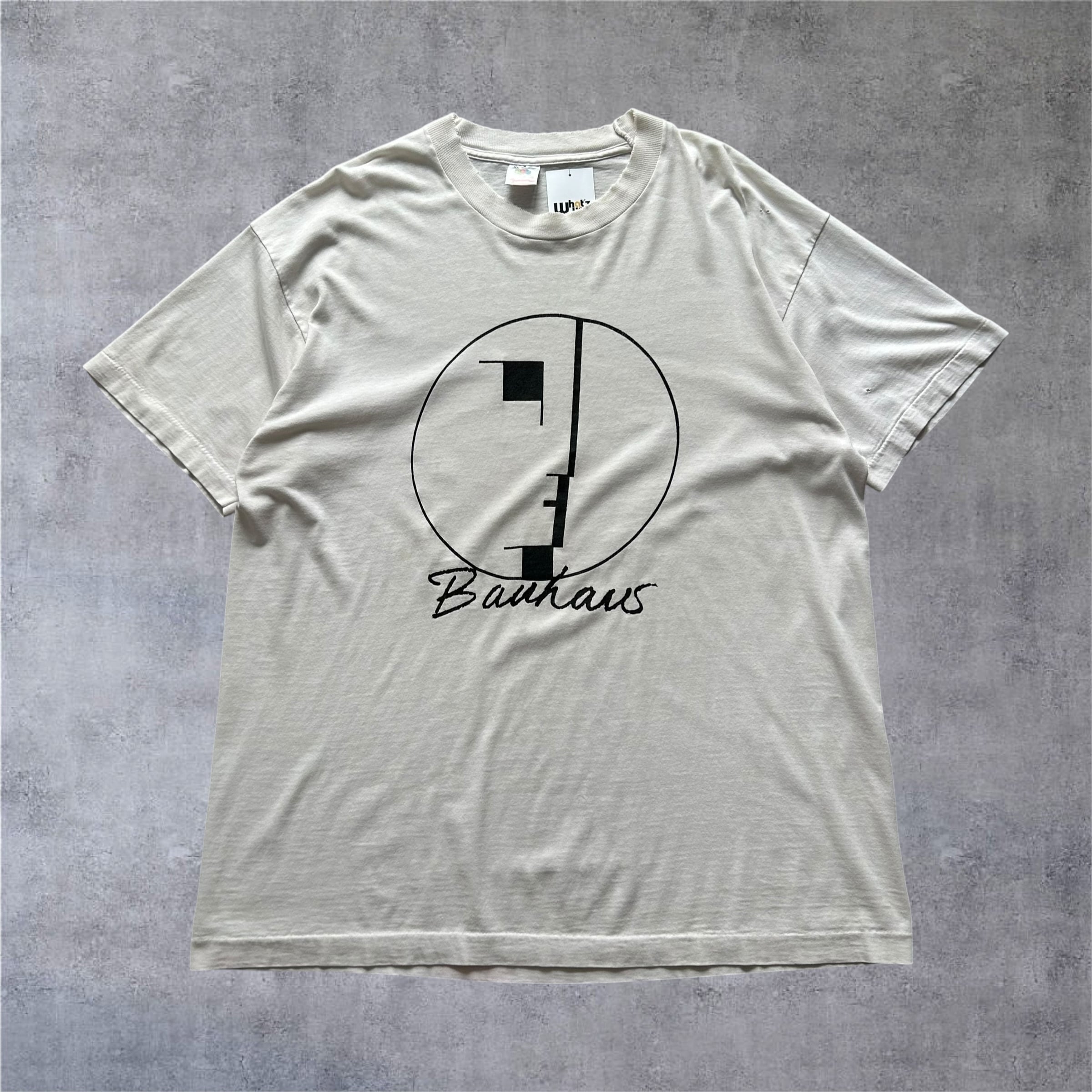 Special!! 1990s Bauhaus "Circle Face Logo" T-shirt【高円寺店】