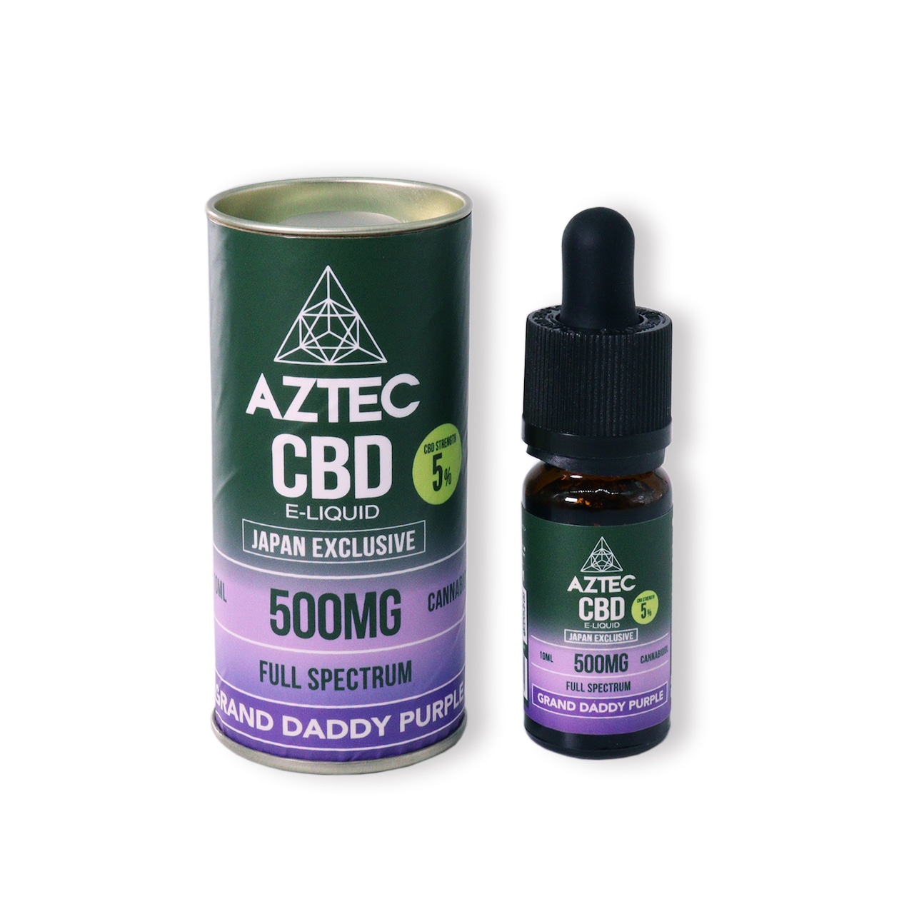 【FULL SPECTRUM】 CBD 5% CBD E-LIQUID 10ml 500mg〈GRAND DADDY PURPLE〉