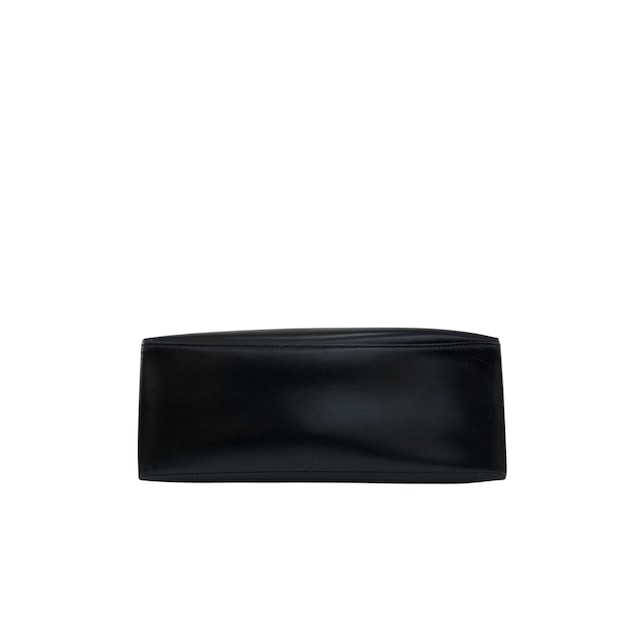 LOEWE ロエベ ショルダーバッグ ブラック ロゴ レザー 2WAY vintage ヴィンテージ オールド 588t4s