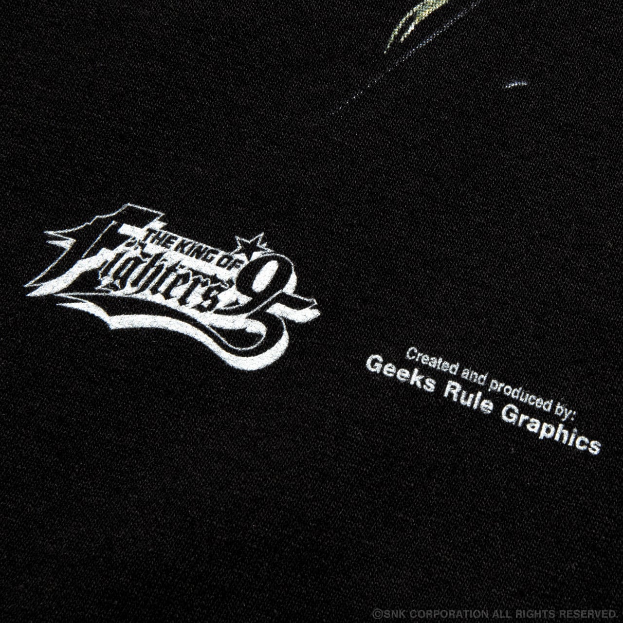 THE KING OF FIGHTERS '95 × GEEKS RULE SILKSCREEN PRINTING T SHIRT