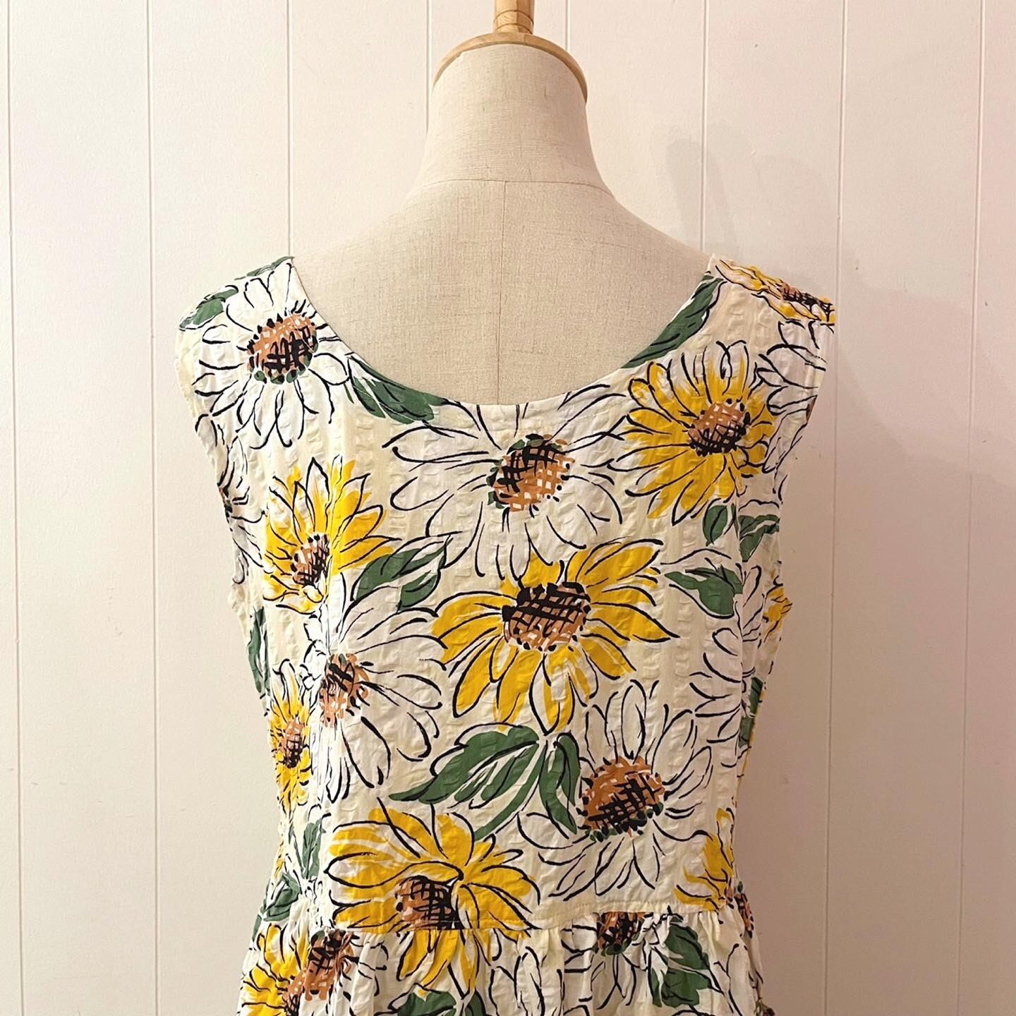 sunflower white jumper skirt