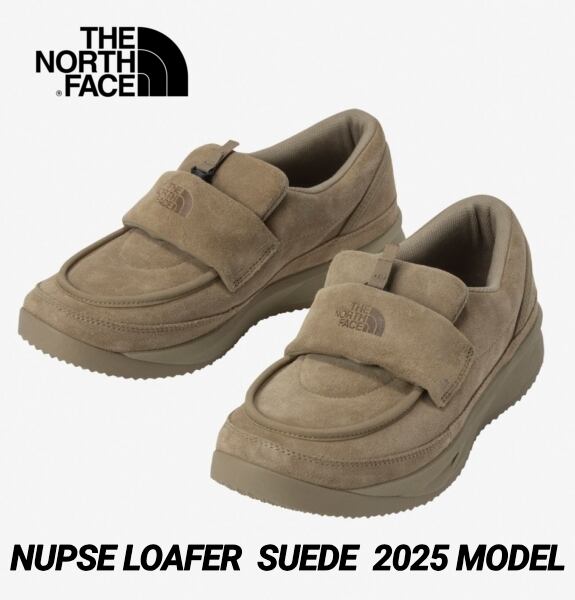 ノースフェイス シューズ スノーシューズ ヌプシ ローファー スエード ユニセックス THE NORTH FACE NF52576 クラシックカーキ×TNFブラック