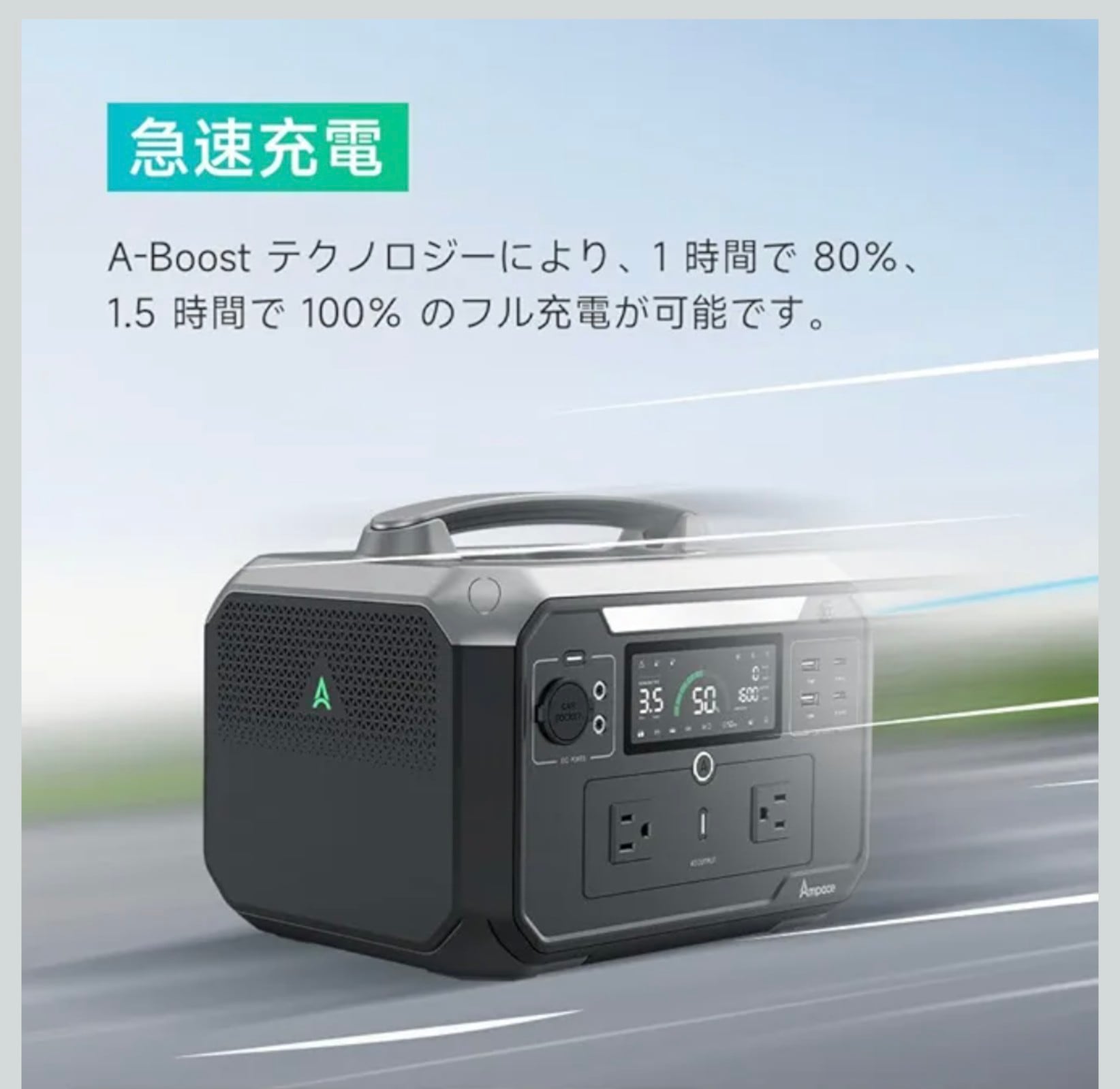 AタイプのHIDライト100w程度と 584whポータブル電源と 専用防水バッグ