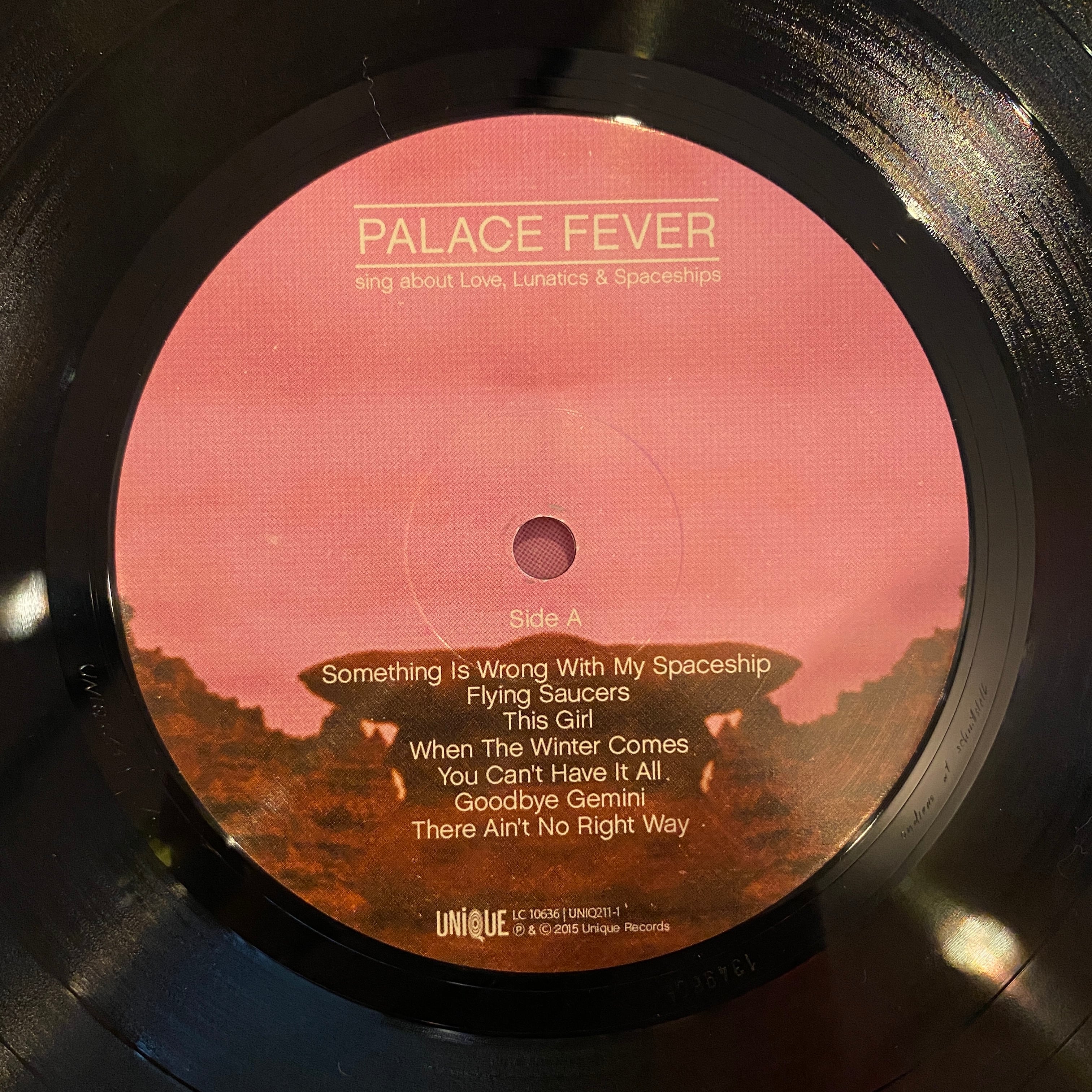 LP】PALACE FEVER/Palace Fever Sing About Love, Lunatics  Spaceships SORC  中古アナログレコード専門店