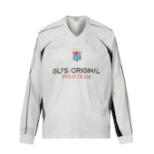 ストリート GLFS Vネックメッシュ スポーツロングTシャツ T1808