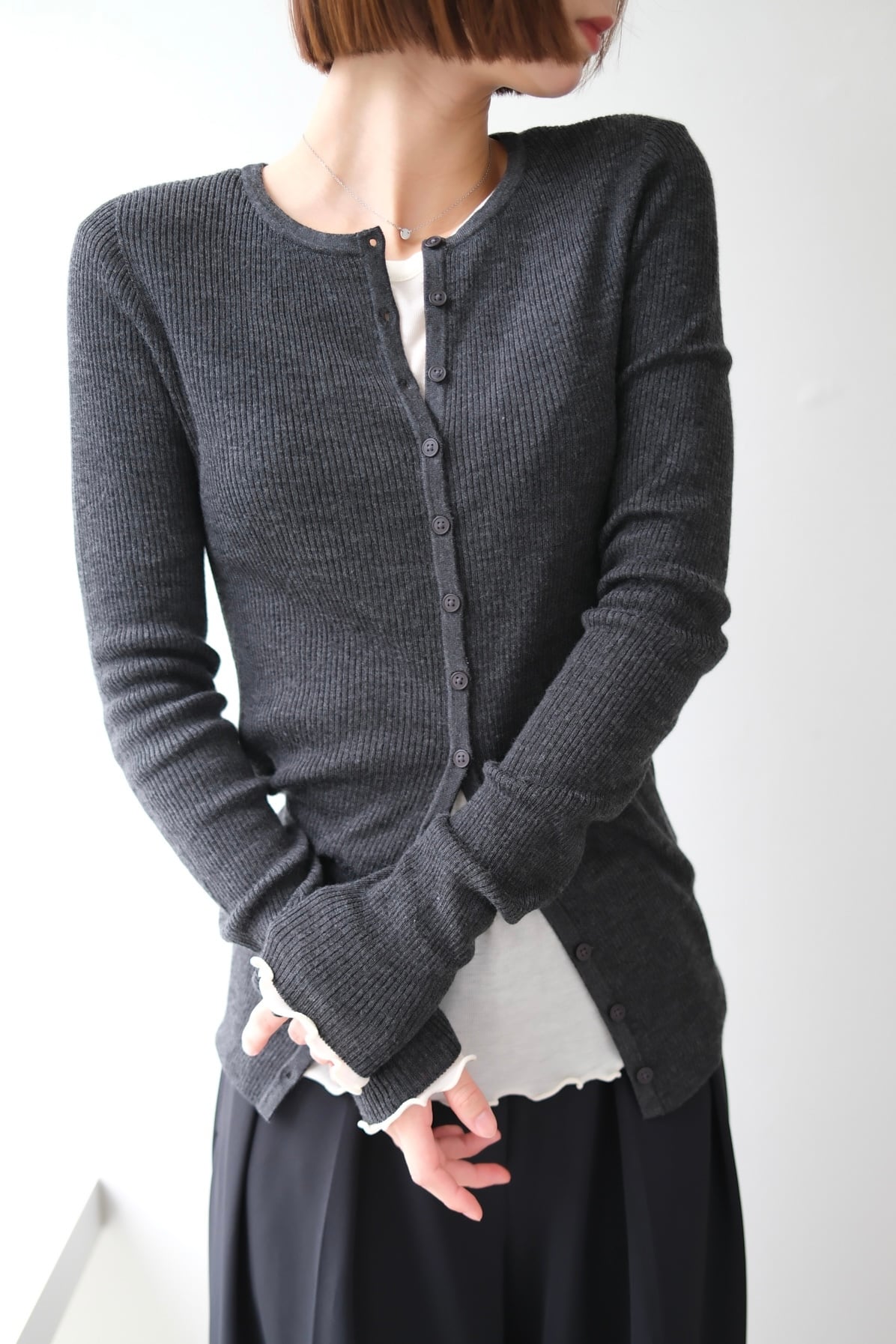TODAYFUL Silkwool Knit Cardigan シルクウールニットカーディガン C