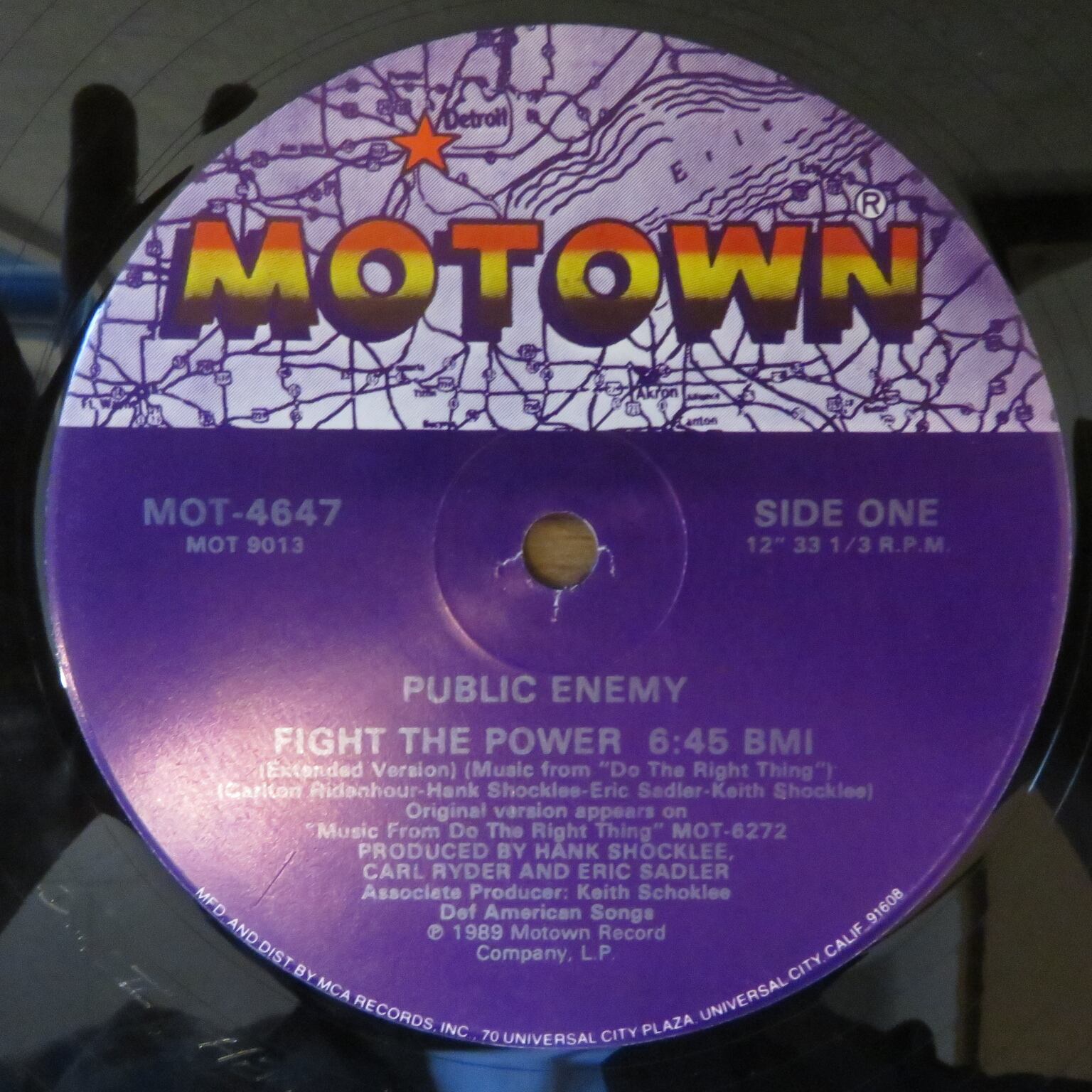 Public Enemy / Fight The Power (Extended Version) [MOT-4647] - 画像3