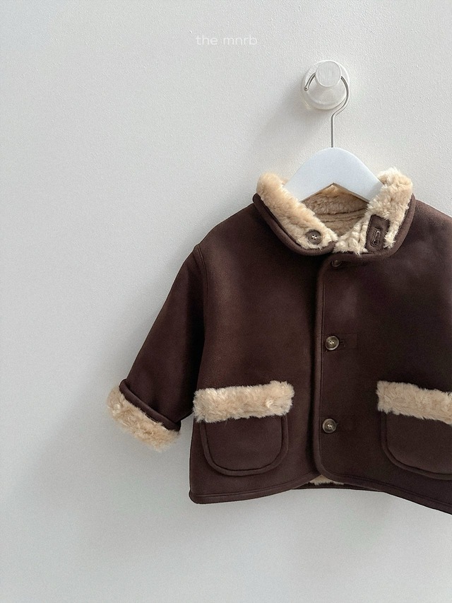 【予約/特典】mini robe / Reversible suede jacket