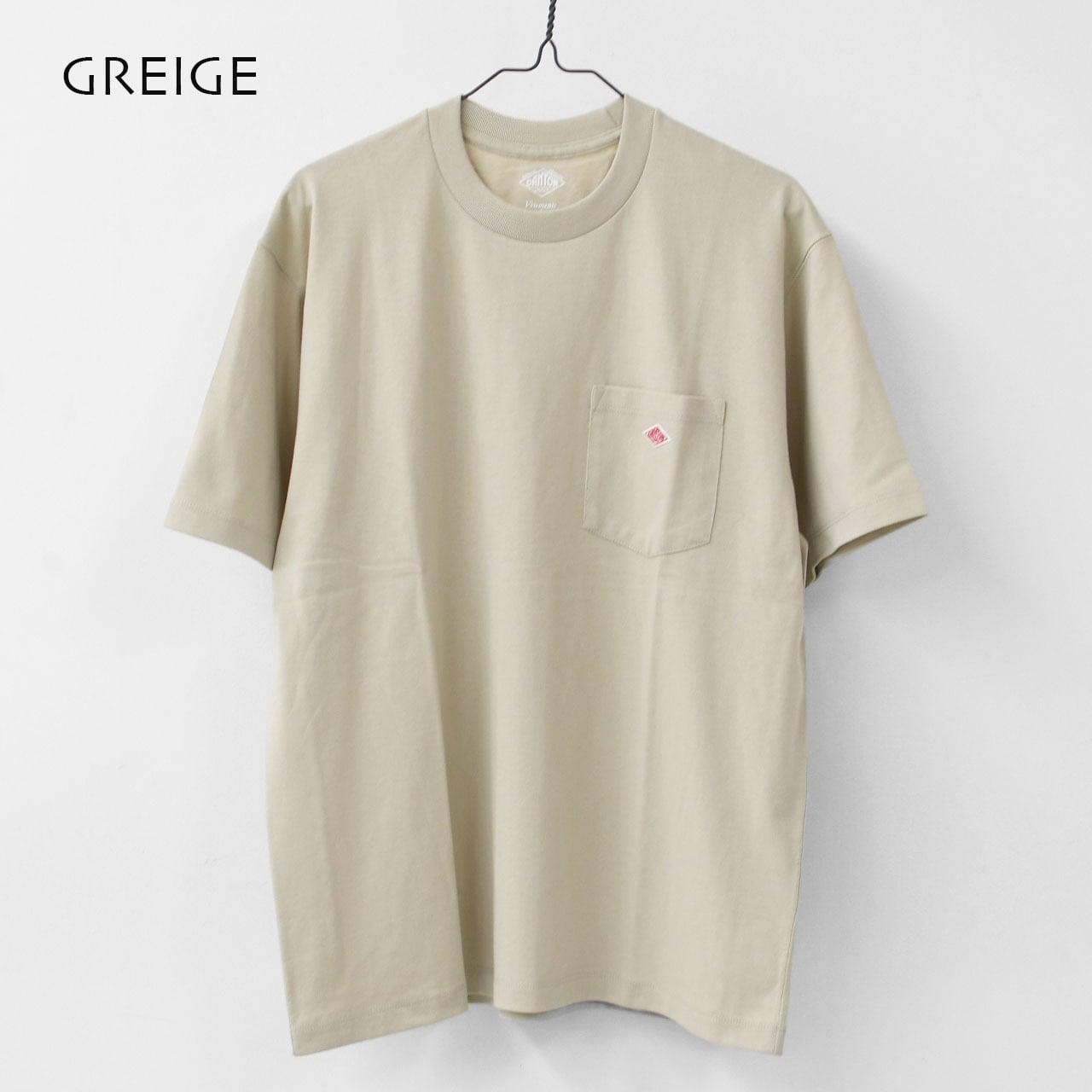 DANTON [ダントン] M POCKET T-SHIRT SOLID [DT-C0198TCB-S] ポケットT