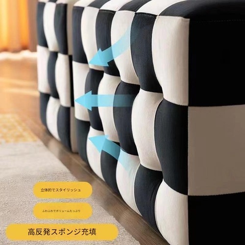 スツール おしゃれ 北欧 サイコロ型 スツール オットマン ロータイプ 腰掛け 正方形 四角 椅子 イス チェア オットマン 足置き オフィス 北欧