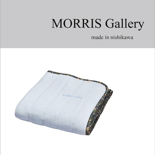 【MORRIS Gallery】モリスギャラリー〈いちご泥棒〉パイル敷きパッド（S）