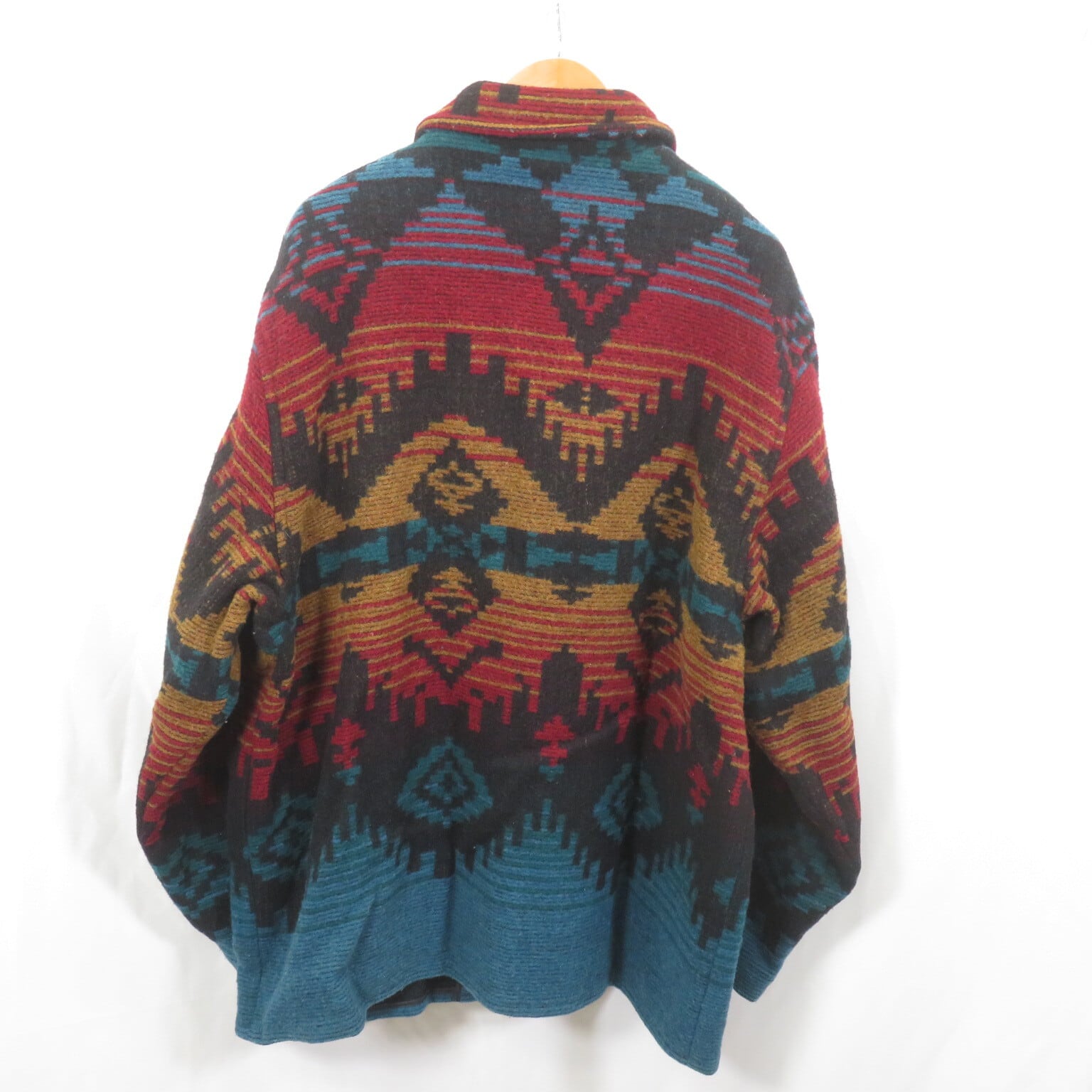 80s WOOLRICH USA製 ネイティブ柄 コート sizeXXL/ウールリッチ 0304