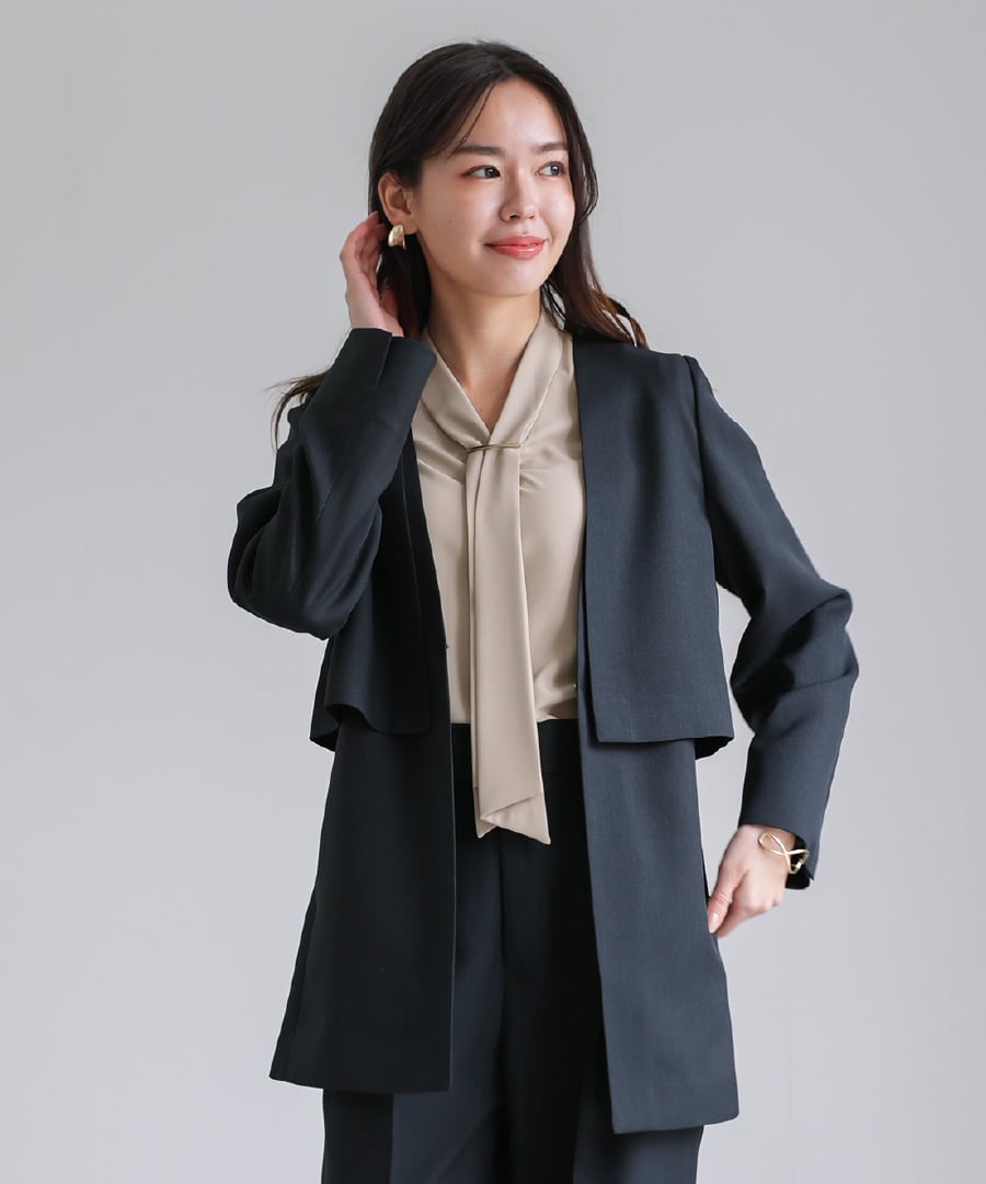 SALE 60％OFF】【コーデ自在 】 ライトモククロス・3WAYジャケット