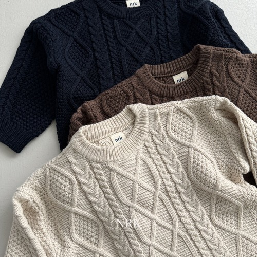 NRK［取寄］fisherman knit tee 25winter