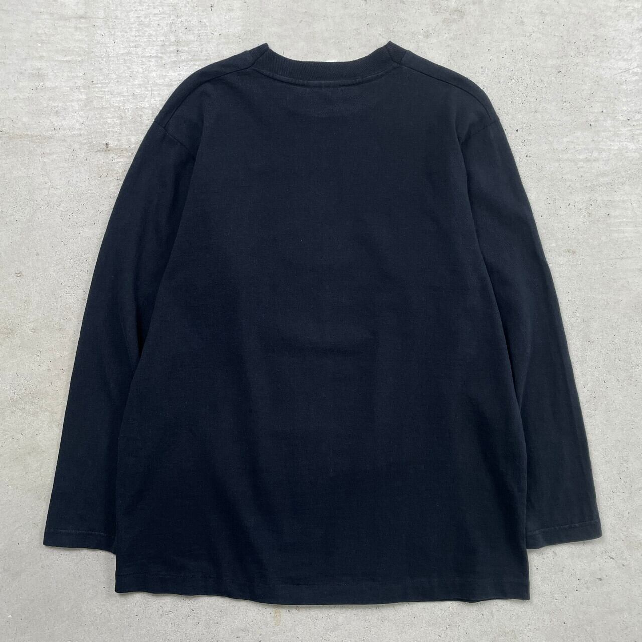 90年代 ALIEN DETECTOR エイリアン 蓄光プリント ロングTシャツ ロンT