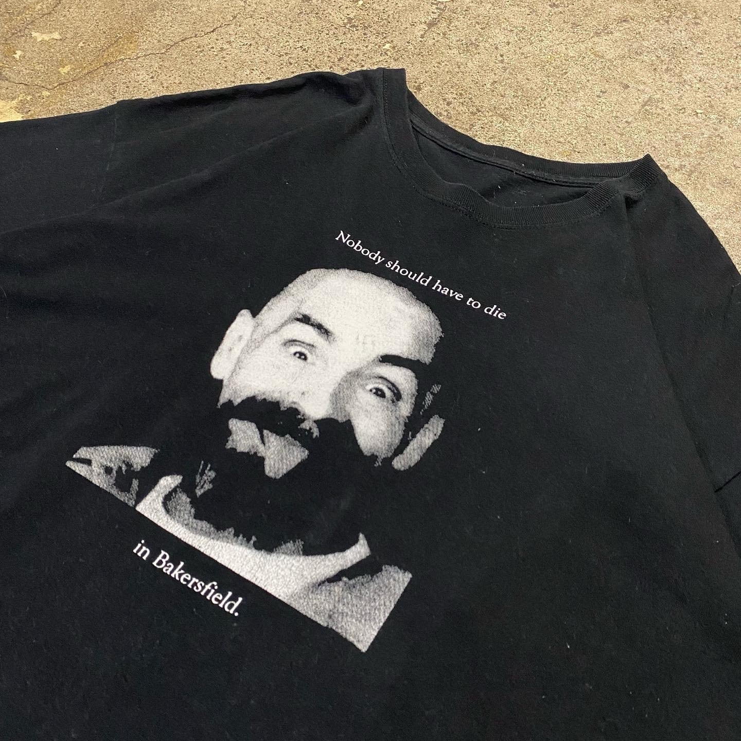 00s Charles manson T-shirt | What'z up