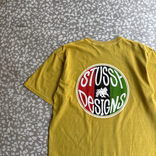 STUSSY / lion print T-shirt sizeM