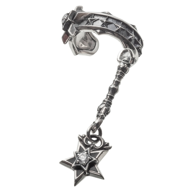 【新作】スターリンクイヤーカフ 片耳分 ACE0201 Star link ear cuff シルバーアクセサリーブランド silver jewelry