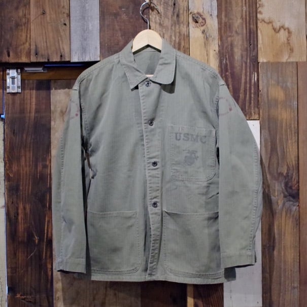 1940s USMC P-41 HBT Jacket / WW2 アメリカ 海兵隊 カバーオール