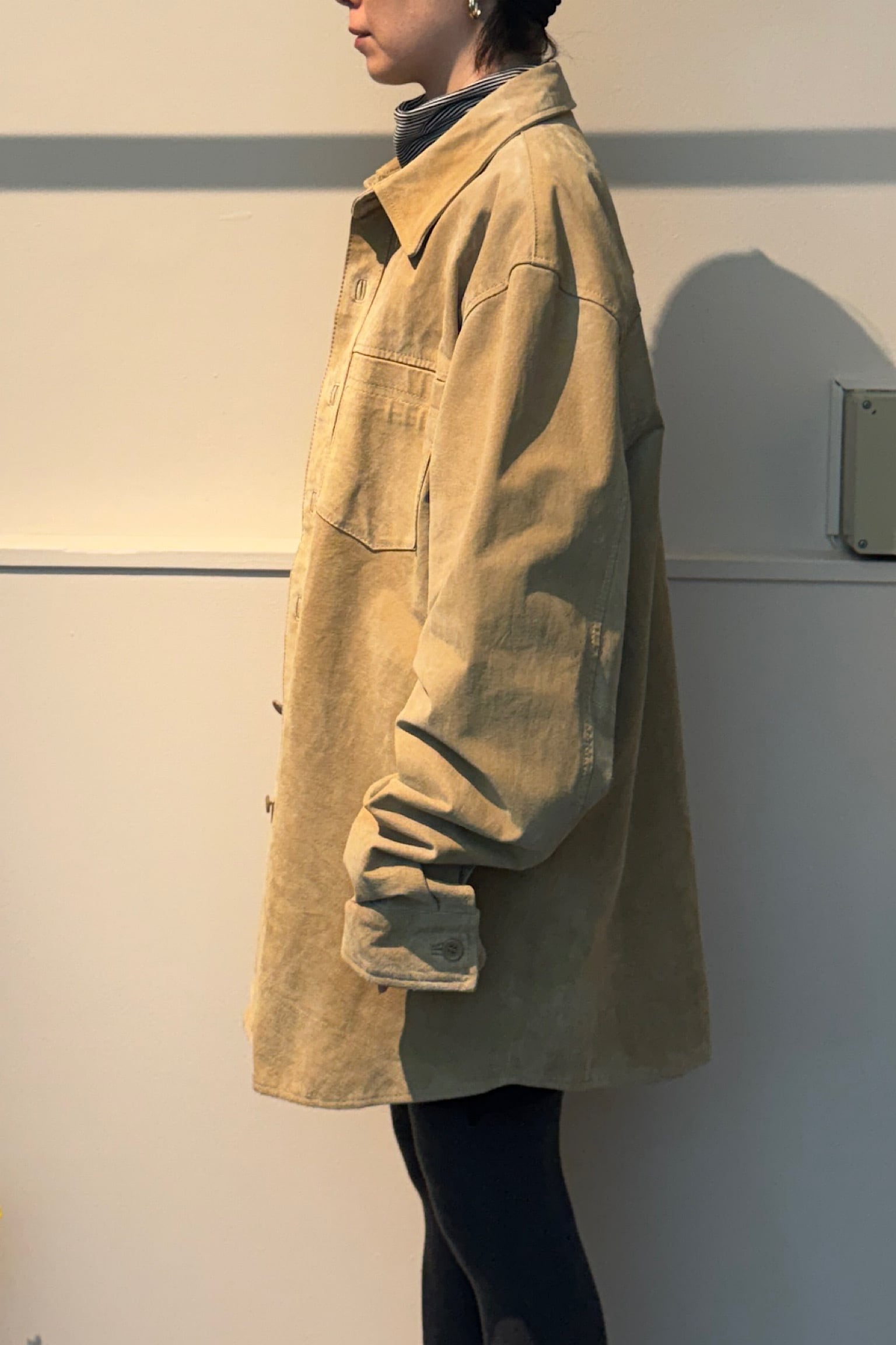 Norm Thompson スエードレザーシャツジャケット | DROOMTUIN_VINTAGE