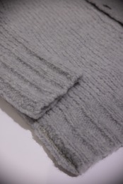 Over Sized Fluffy Off Collar Cardigan Knit