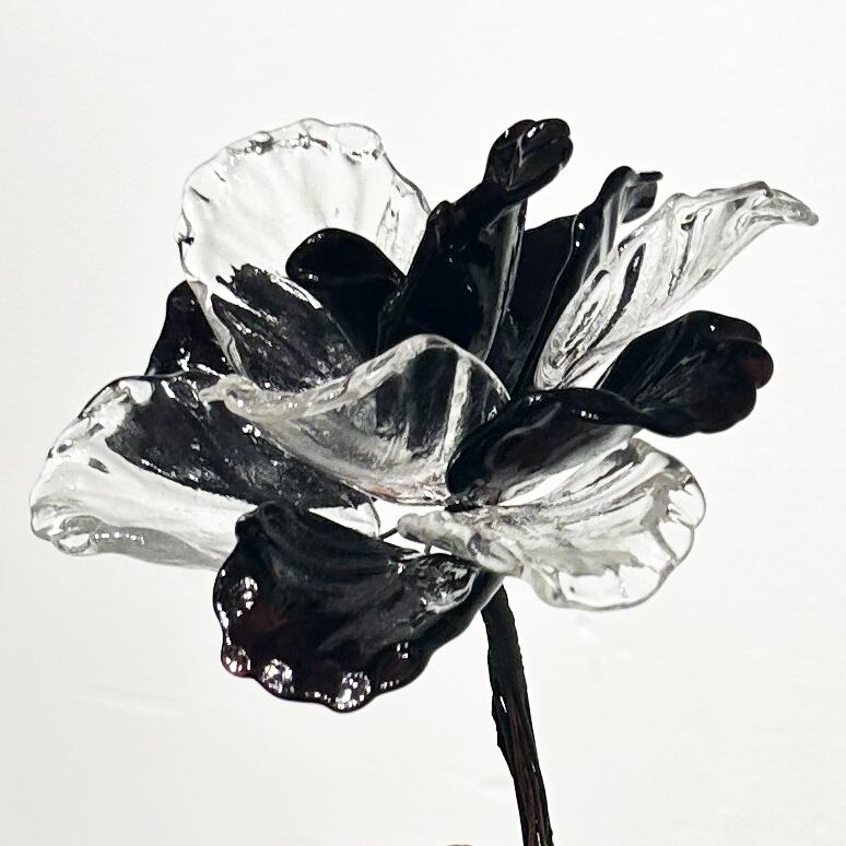 ItemB36 イタリア製 ヴェネチアンガラスの薔薇 花び12枚 | coloreshop