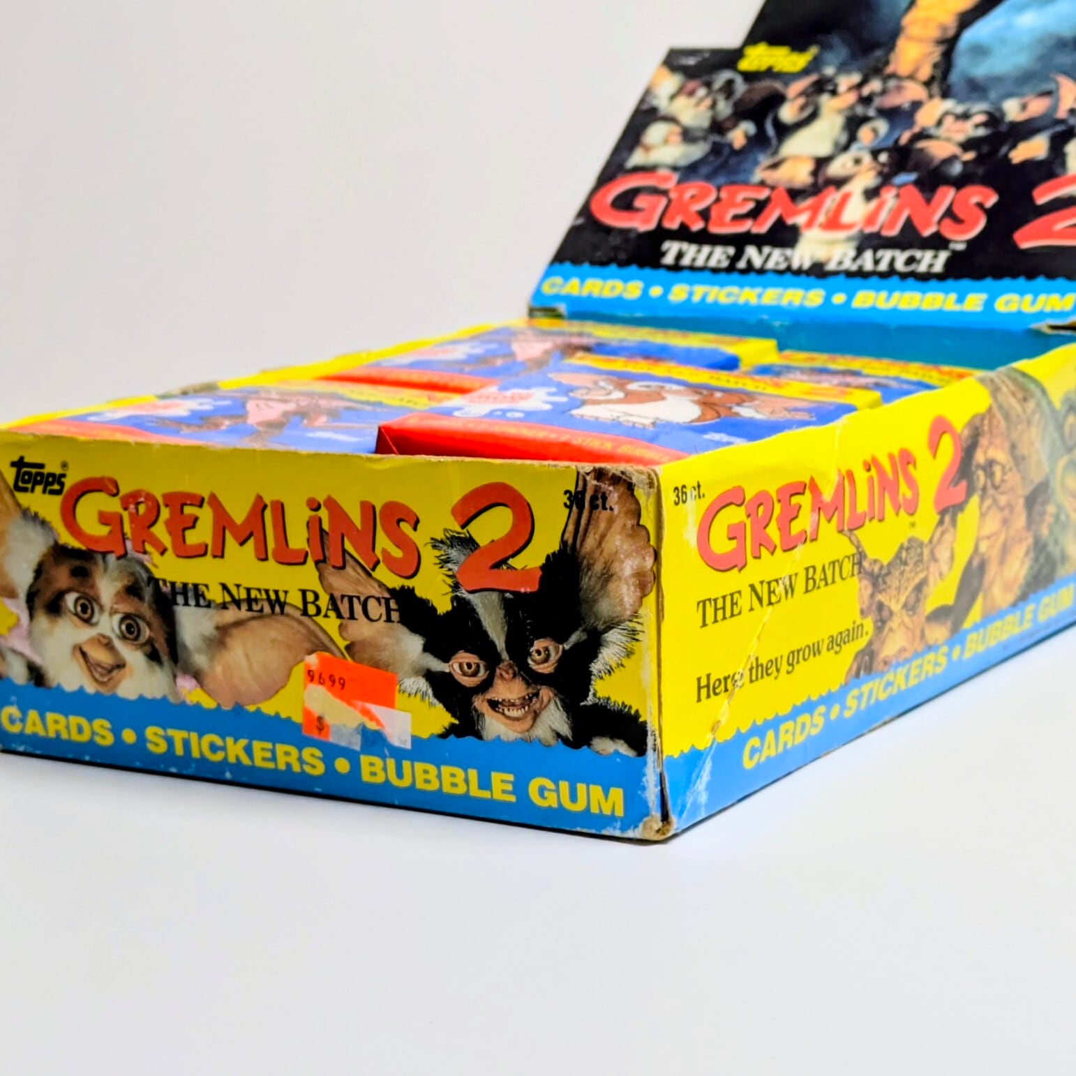 ☆送料無料！☆VINTAGE 1990 Topps【 グレムリン 2（Gremlins 2）Movie Cards 】VINTAGE トレーディングカード単品 （1個=9CARDS＋1STICKERS入）〚アメリカン雑貨 アメトイ〛
