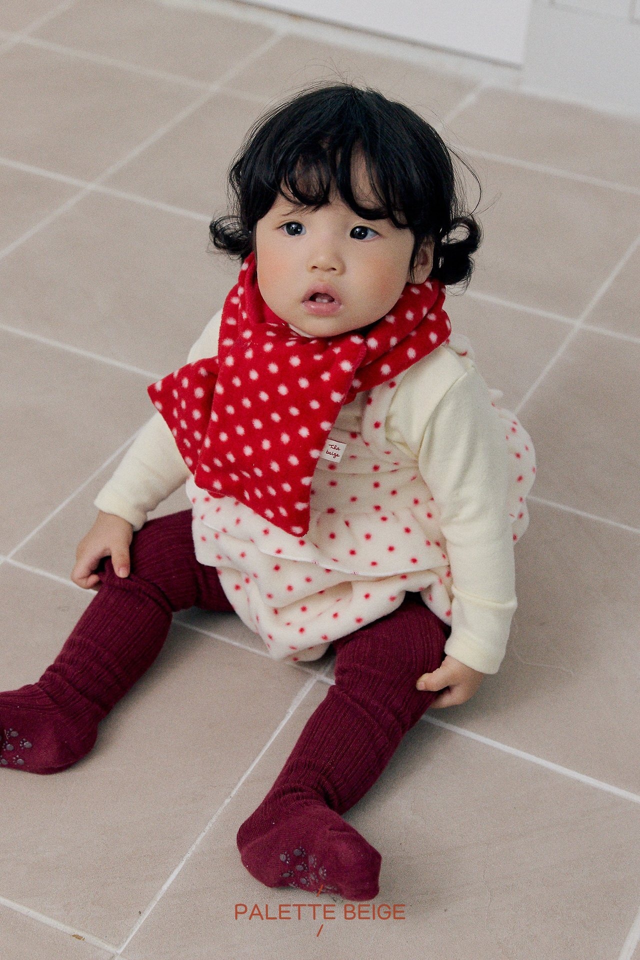 the beige［取寄］dot bustier setup 26winter