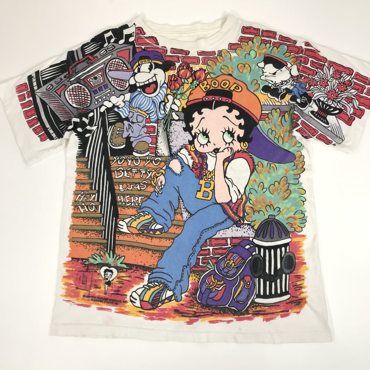 BETTY BOOP ベティーちゃん キャラクター Tシャツ STREET HIP BETTY BOOP ベティーちゃん キャラクター Tシャツ STREET HIP