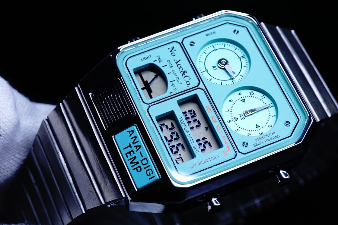 No Accessory&Co/No Acc&Co三代目逆輸入モデル/BLACK×Tiffany BLUE 