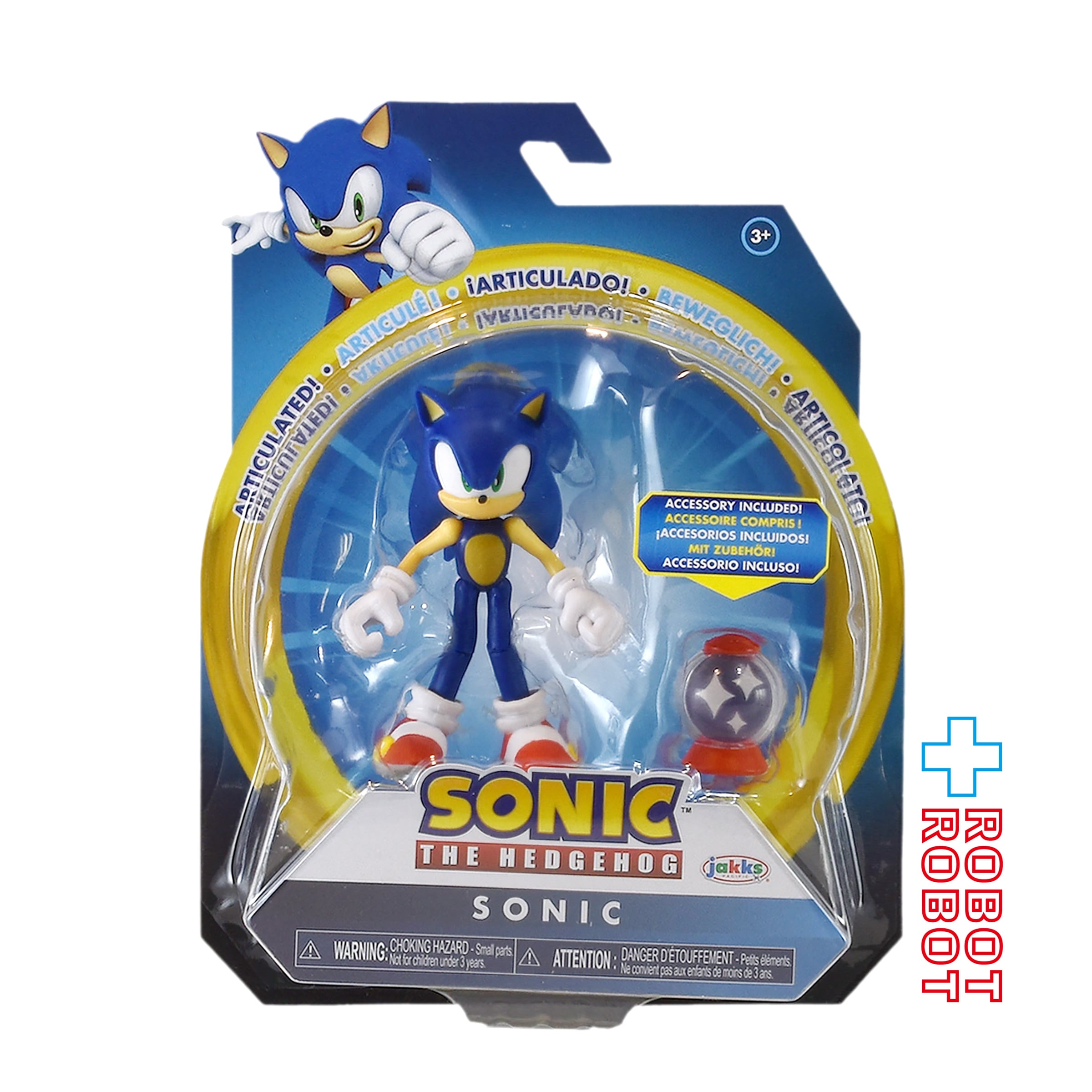 ソニック・ザ・ヘッジホッグ　フィギュア　Jakks ソニック・ザ・ヘッジホッグ ウェーブ18 ソニック 4インチ アクション