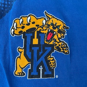 【Kentucky Wildcats】90s ビックプリント ワイルドキャッツ バスケ Tシャツ USA古着