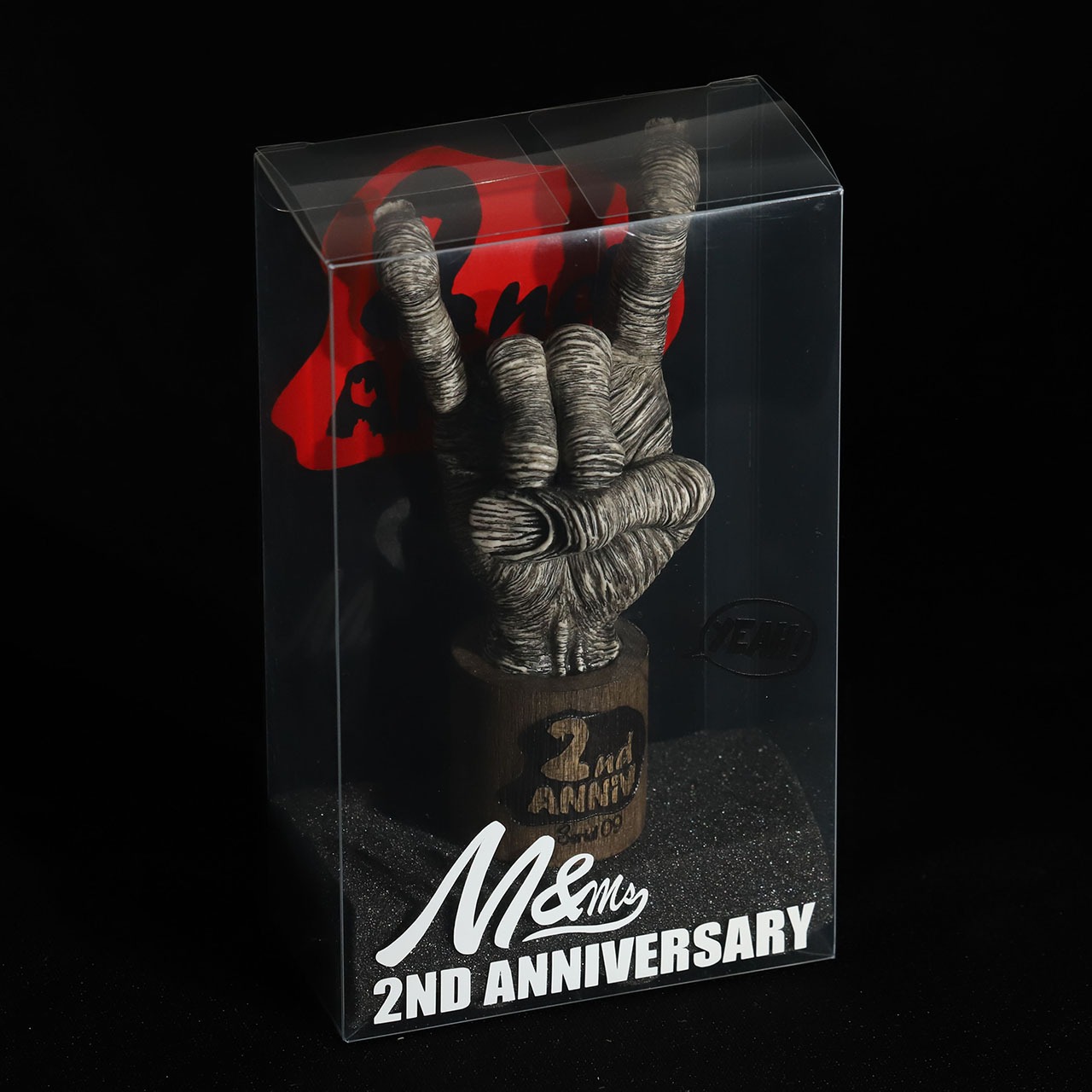 "2nd Anniv" SUPER BIG KEYHOLDER - serial.13/BLACK