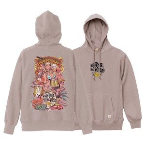 JUNK BLUES x Rockin’Jelly Bean Hooded Parka JUNKBLUES 限定カラー (Smokey Pink) プルオーパーカー