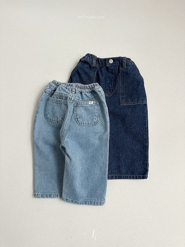 【取寄】atomeme|honey bee fatigue denim pants|ハニービーファティーグデニムパンツ|S-XL|10m-4y|26 autumn