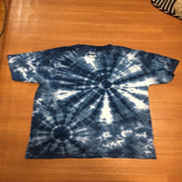 藍染めタイダイTシャツ ランダム