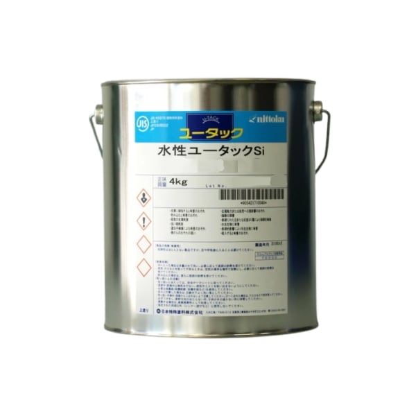 水性ユータックSi 日本特殊塗料 4kg缶 塗床 1液 水性 作業性 防塵 環境対応 薄膜 防水材料屋一番 BASE