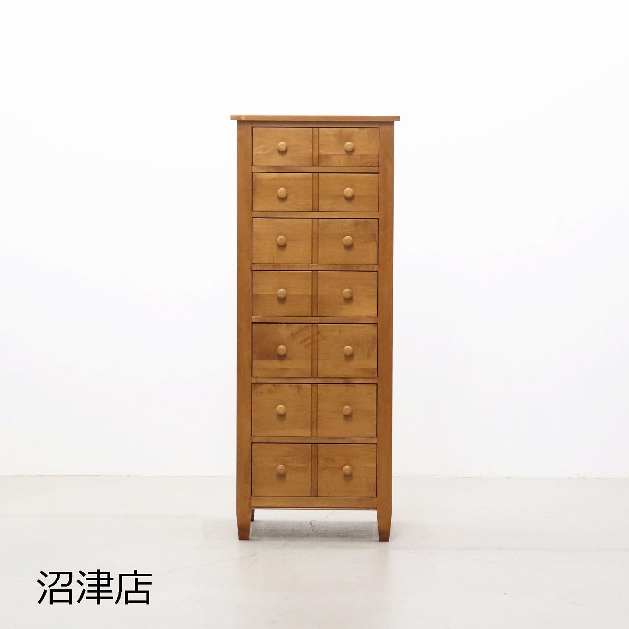 沼津店】在庫2台 KEYUCA ケユカ タモ材 ラダーチェスト 引き出し 4杯