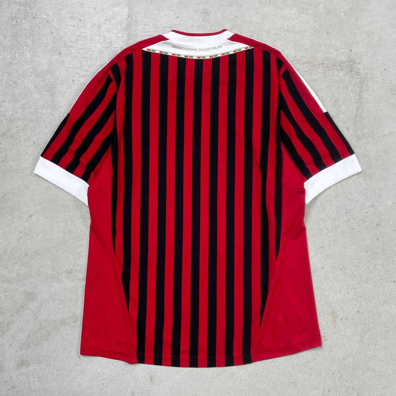 90s adidas アディダス ACミラン Tシャツ 黒 刺繍 ワンポイント 正規品