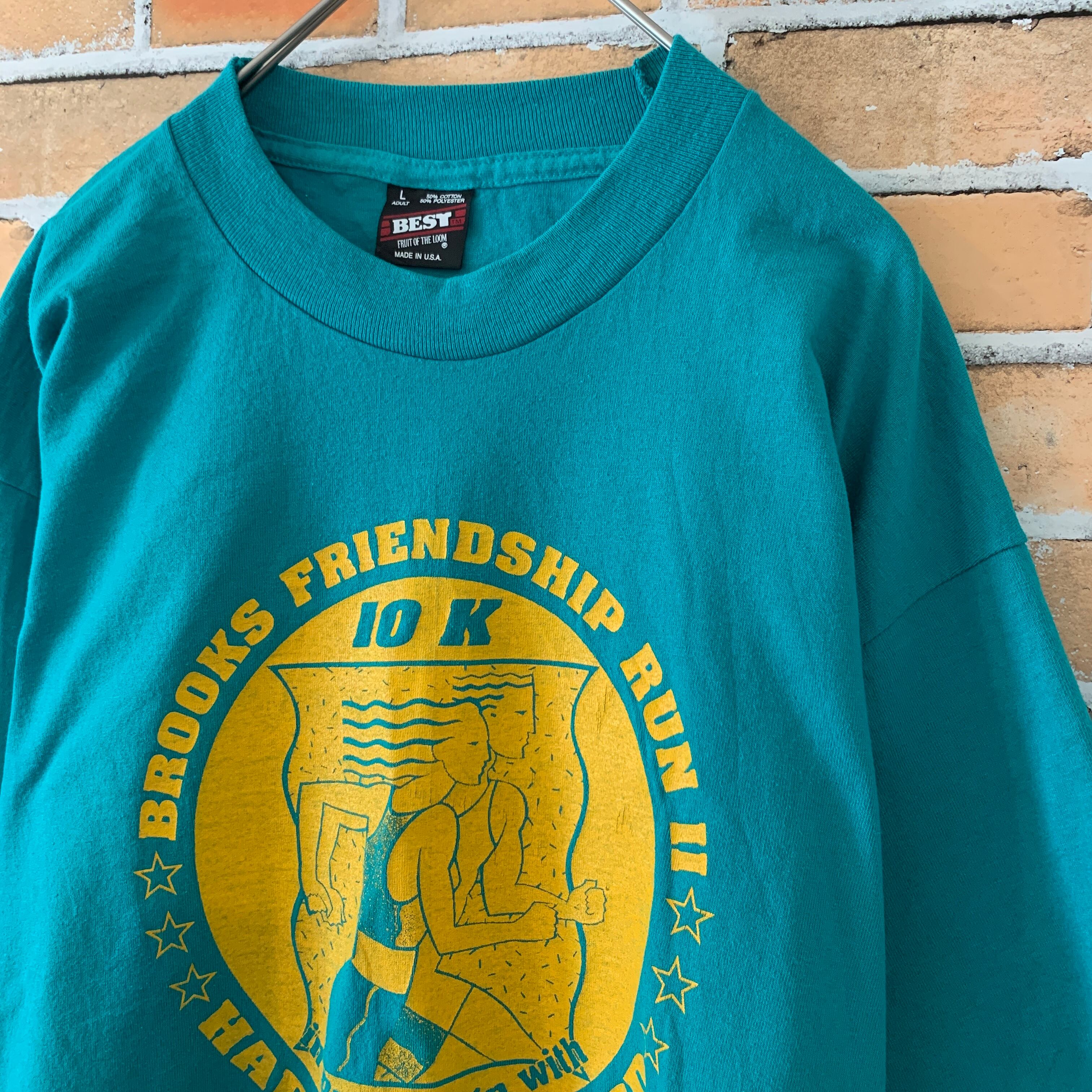 FRUIT OF THE LOOM】90s マラソン大会 Tシャツ USA製 スポンサー ...