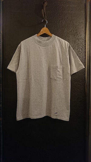 ANK × Goodwear  "ANK CLASIC NECK SSLV OX TEE" M.Gray Color