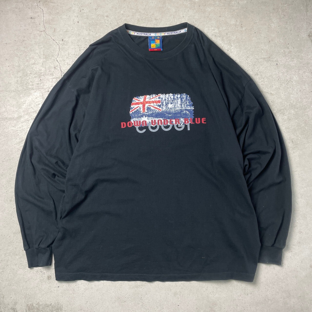 スーパービッグサイズ COOGI クージー ロゴプリント ロングTシャツ 