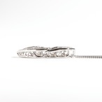 ダンシングダイヤモンド デザインネックレスpt / 0.250ct / 0.160ct