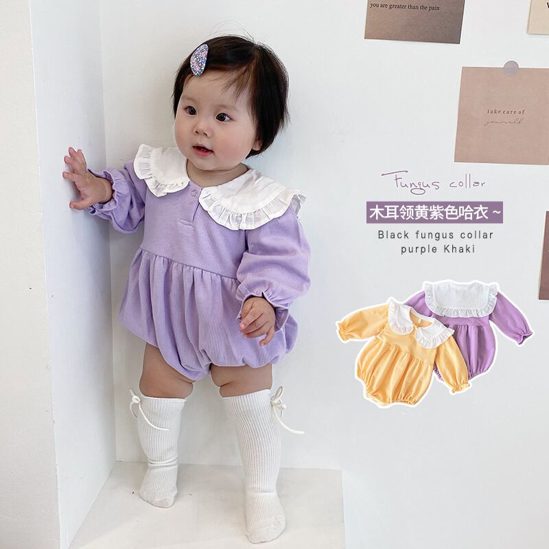 オータムワンピースロンパース オールインワン 長袖スリーブ ロング レッド 大人ガーリー スウィート キュート カジュアル 秋物 超面白いベビーショップ8959016432