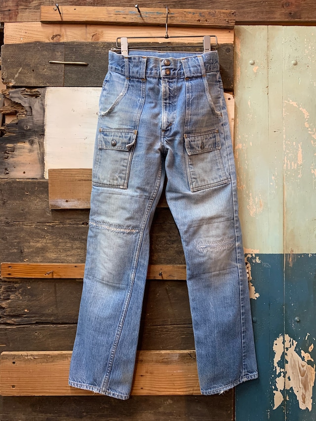 70's Levi's denim bush pants big E