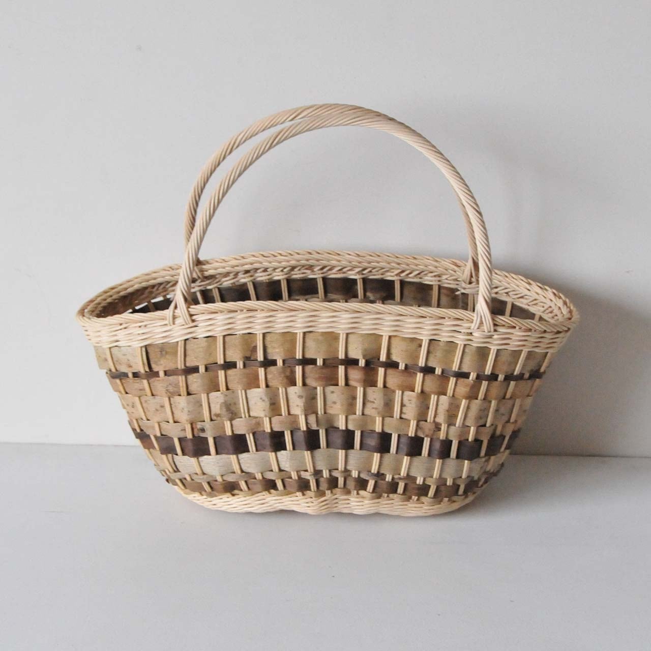 くるみ籠 Autumn Basket トート ten ＋くるみ樹皮（A-13） | MIGO LABO