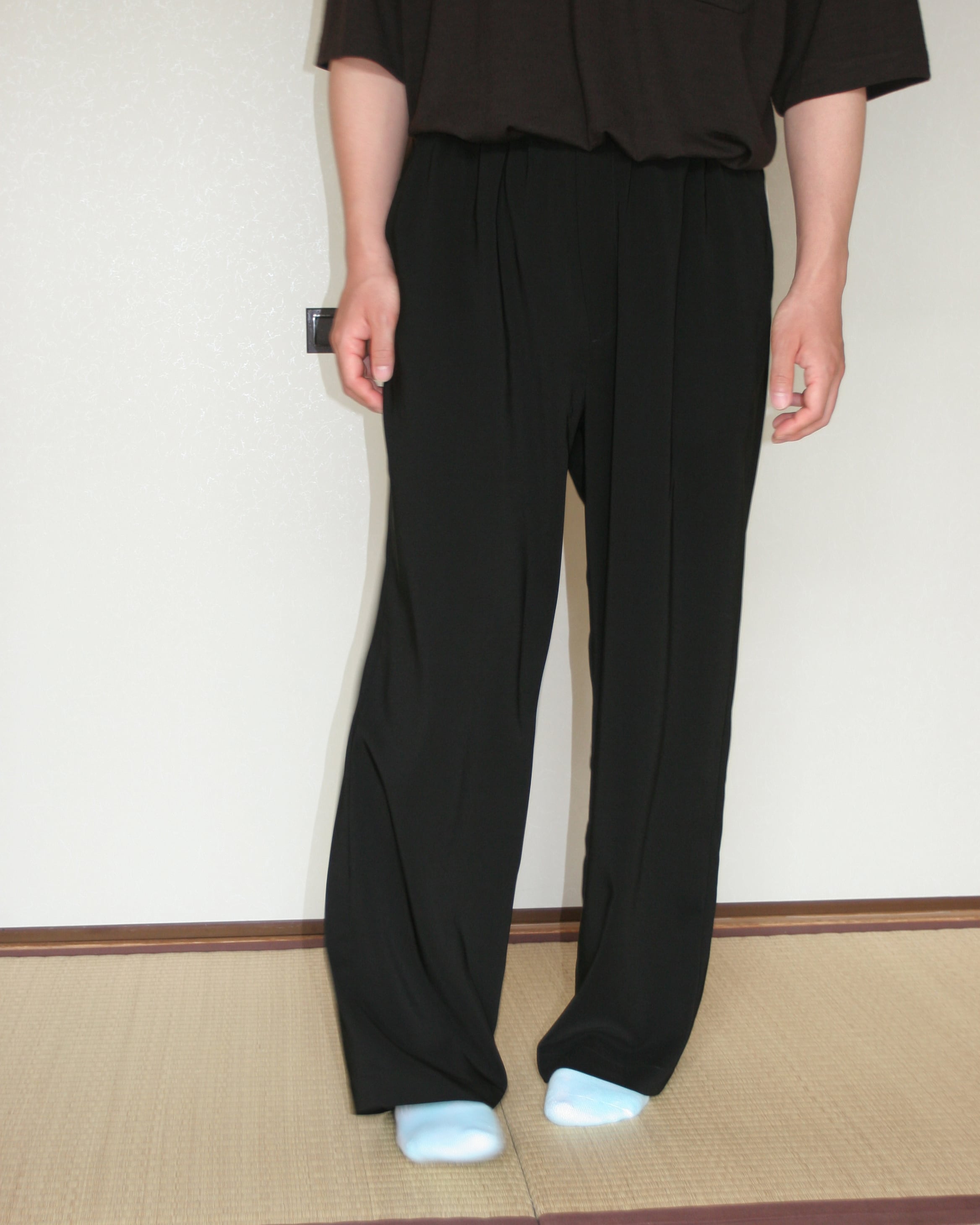 awasa / tpp easy pants (BLACK) | THE MODERN AGE